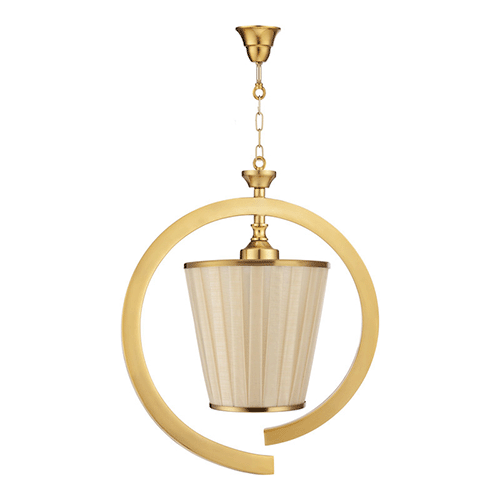 چراغ آویز دکوراتیو سقفی طلایی کلاسیک