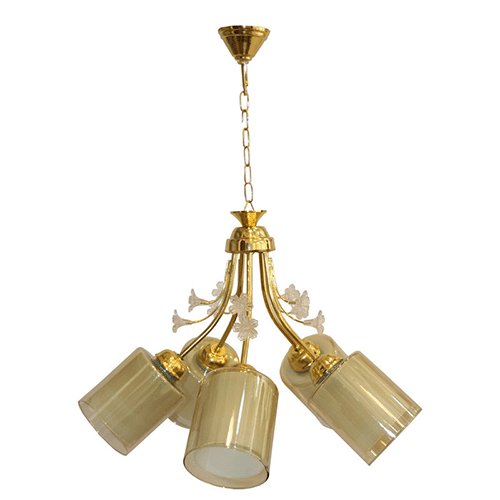 لوستر پنج شعله چشمه نور